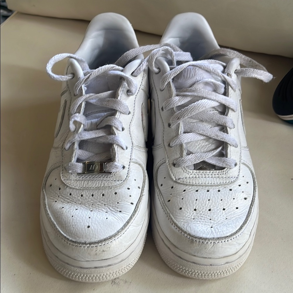 Sleek White Athletic Shoes